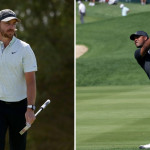 Harold Varner III führt bei der Saudi International Championship vor Adri Arnaus und Tommy Fleetwood. (Fotos: Getty)