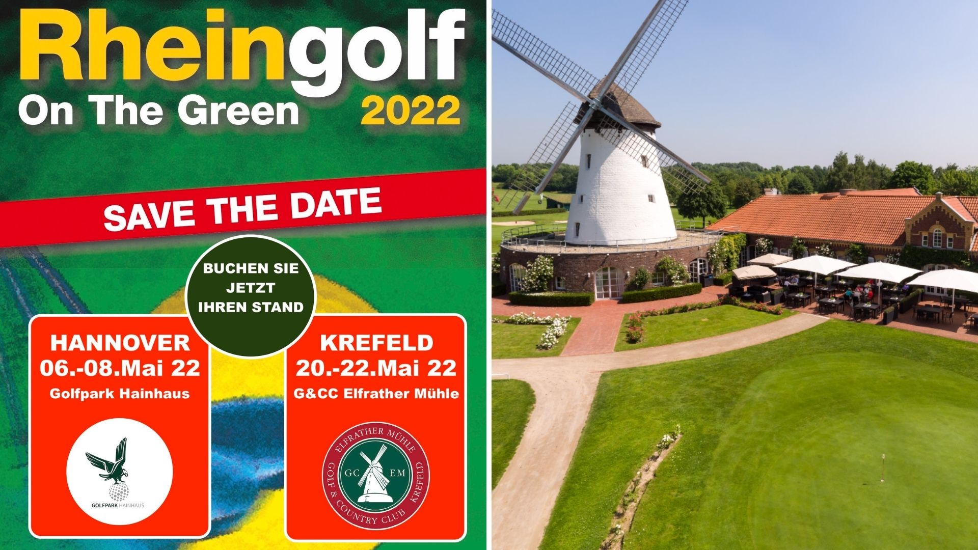Keine Indoor-Golfmessen in Deutschland in 2022 - Rheingolf geht „on Tour“