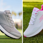 Die neuen Modelle aus der SKECHERS Go Golf Kollektion überzeugen durch angenehmen Tragekomfort, Innovationen in der Sohlenentwicklung und ansprechende Designs. (Foto: SKECHERS)