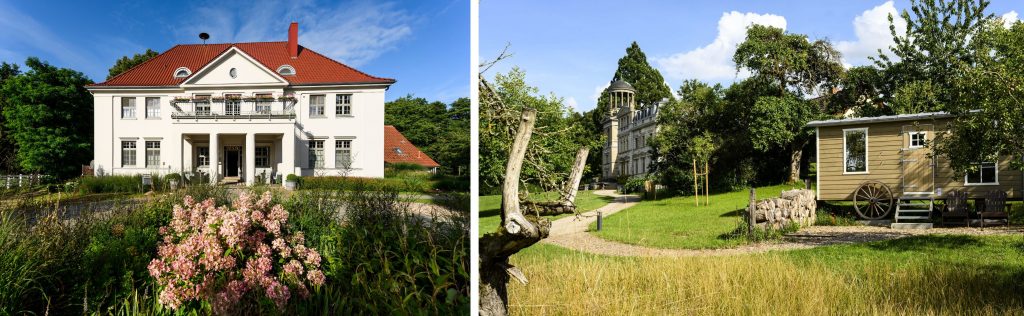 Golfhotel GUT VORBECK, direkt am Platz. Schloss Kaarz: Gemütliches Schloss mit Sauna und Restaurant. (Fotos: Stefan von Stengel)