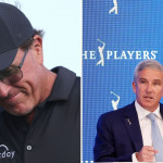 Jay Monahan äußerte sich am Rande der Players Championship zu Phil Mickelson. (Fotos: Getty)
