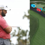 Jon Rahm, spielt bei der PGA Championship der PGA Tour eine 9 auf einem Par-4. (Foto: Getty)Jon Rahm, spielt bei der PGA Championship der PGA Tour eine 9 auf einem Par-4. (Foto: Getty / rechts: Screenshot PGA Tour)