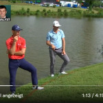 Regeldiskussionen bei Billy Horschel und Sam Burns bei der Zurich Classic auf der PGA Tour (Foto: Twitter/PGA Tour)