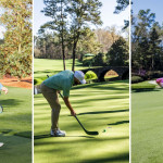 Kurz vor dem US Masters 2022: Bryson DeChambeau spielt den Augusta National mal anders. (Foto: Twitter/@DudePerfect)