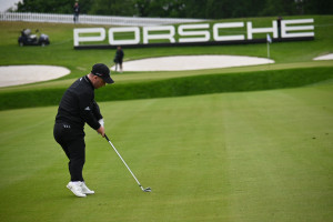 "Solche Auftritte geben unserem Bereich des Golfsports einen ordentlichen Schub": Brendan Lawlor, der weltbeste Golfer mit Behinderung, beim Turnier der G4D Tour im Rahmen der Porsche European Open. (Foto: DP World Tour/G4D Tour)