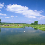 Das zweite und siebte Grün im GC St. Leon-Rot, Austragungsort der Junioren Team EM. (Quelle: DGV)