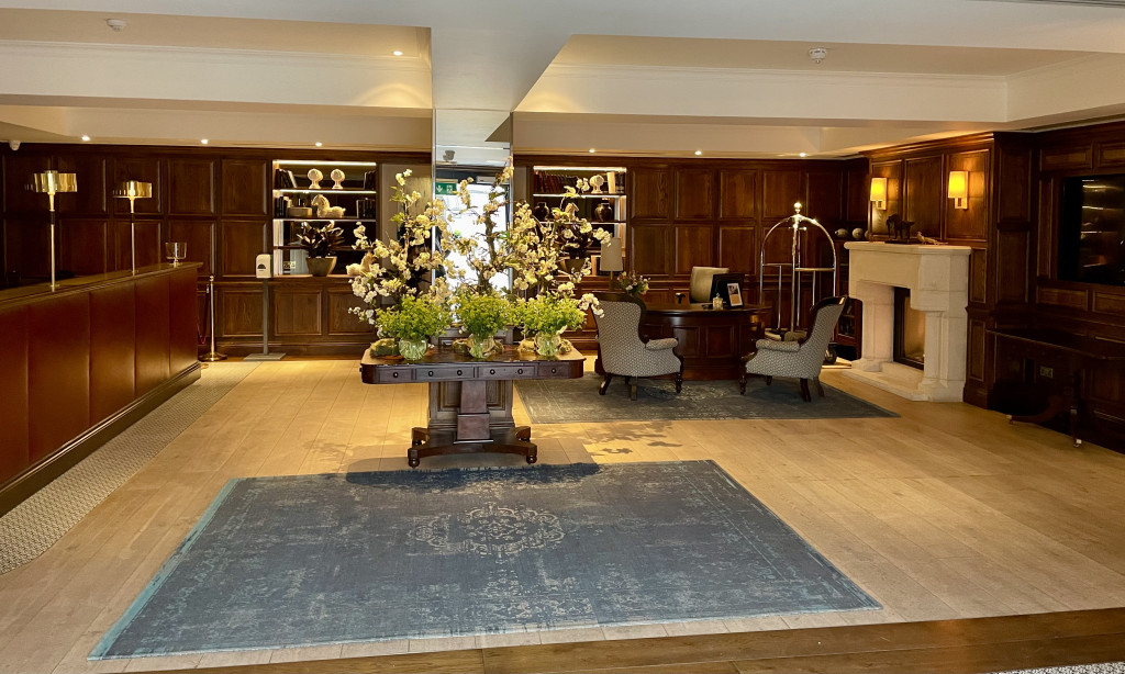 Hunter’s Yard auf dem Mount Juliet Estate: Die Lobby des (Foto: Michael F. Basche)