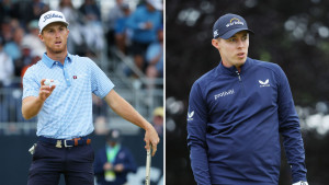 Will Zalatoris (links) und Matt Fitzpatrick (rechts) im Kampf um den Titel der US Open 2022. (Foto: Getty)