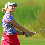 Jessica Karlsson geht als Führende in die beiden Finalrunden. (Foto: DGV/stebl)