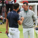 Viktor Hovland und Rory McIlroy spielen um den Claret Jug bei der British Open 2022. (Foto: Getty)