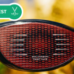 Beim TaylorMade Stealth Driver erstrahlt die Karbonschlagfläche in tiefem Rot. (Foto: TaylorMade)