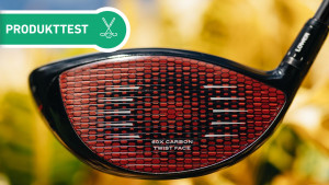 Beim TaylorMade Stealth Driver erstrahlt die Karbonschlagfläche in tiefem Rot. (Foto: TaylorMade)