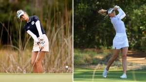 Die jüngere Schwester Nelly (li.) und Jessica Korda (re.) werden in Spanien an den Start gehen. (Foto: Aramco Team Series)