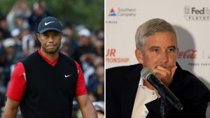 Tiger Woods, Jay Monahan und die PGA Tour müssen handeln (Fotos: Getty)