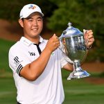 Joohyung Kim gewinnt das letzte reguläre Turnier der PGA Tour. (Foto: Getty)