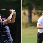 Marcel Siem (li.) und Marcel Schneider gehen auf T12 in den Finaltag. (Foto: Getty)