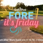 Die "FORE! It's friday" Afterwork Turniere stehen in den Startlöchern.