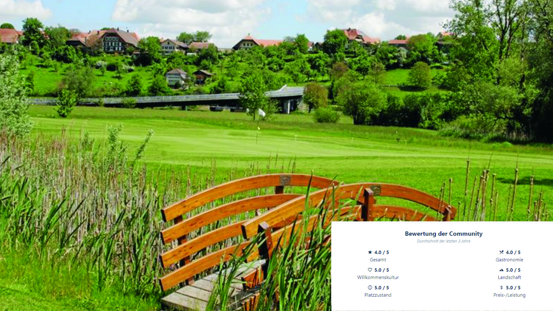 Der Golfclub Bern landet auf Platz 4 der besten Golfclubs. (Foto: GC Bern)