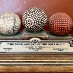 Historische Parade: Der Golfball und seine Entwicklung durch die Jahrhunderte als "Game Changer" des Sports. (Foto: Michael F. Basche)