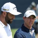 Jon Rahm und Rory McIlroy sind sich vor der DP World Tour Championship nicht einig. (Foto: Getty)