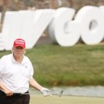 Donald Trump bei der LIV Golf Series. (Foto: Getty)