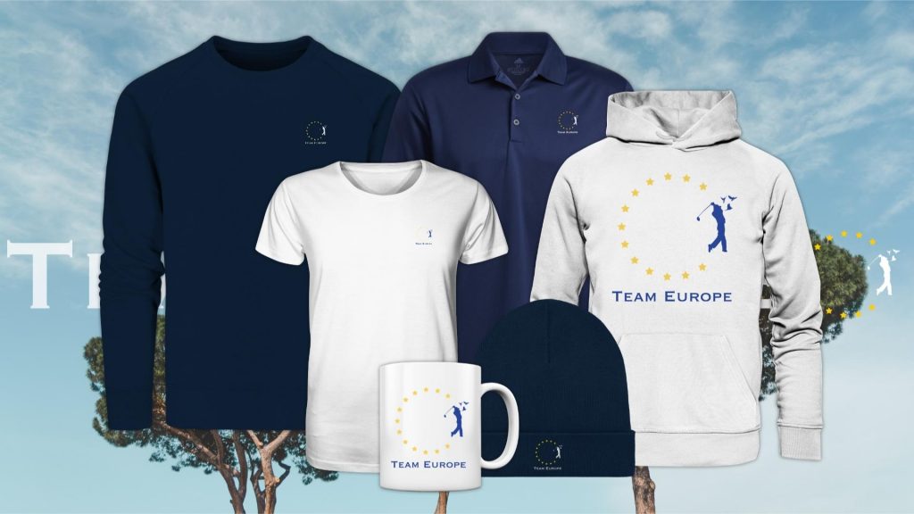 Daumen drücken für den Ryder Cup 2023 mit der Team Europe Kollektion. (Foto: Golf Post)