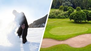 Wintergolf auf Sommergrüns? - Die GolfRange Augsburg macht's möglich. (Foto: GolfRange Augsburg)(