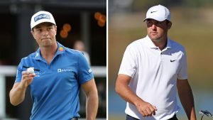 Viktor Hovland und Scottie Scheffler in Mexiko. (Foto: Getty)