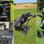 Die vier Testerinnen und Tester prüften die Elektro-Trolleys von Motocaddy auf Herz und Nieren. (Foto: Golf Post)