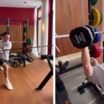 Martin Kaymer zurück im Kraftraum. (Foto: Instagram.com/@martinkaymer59)