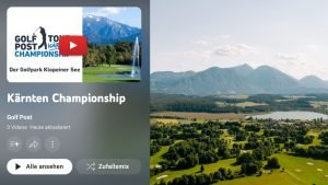 Informative Interviews zur Kärnten Championship. (Foto: Golf Post)