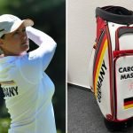 Das Olympia-Golfbag von Caroline Masson kann bei United Charity ersteigert werden. (Foto: Getty, United Charity)