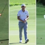 Jon Rahm, Collin Morikawa und J.J. Spaun (v.l.n.r.) führen das Sentry Tournament of Champions der PGA Tour nach Runde 1 an. (Fotos: getty)