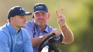 Thomas Björn beim European Tour Hero Cup 2023. (Foto: Getty)