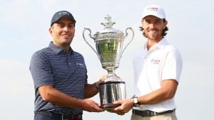 Francesco Molinari und Tommy Fleetwood beim Hero Cup 2023 der European Tour. (Foto: Getty)