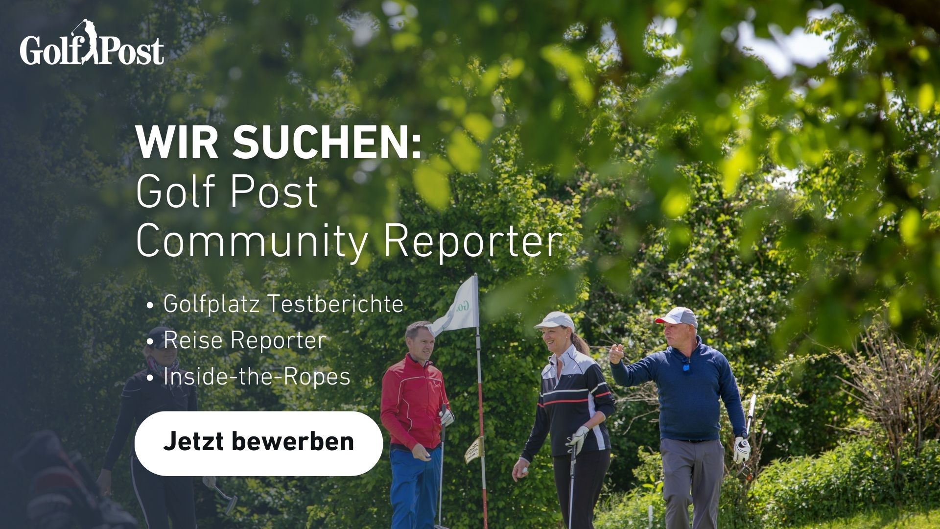 Wir suchen Dich Werde Golf Post Community Reporter