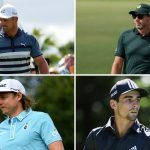 Haben das weltweite Potenzial von LIV Golf bereits erkannt: Bryson DeChambeau, Sergio Garcia, Cameron Smith und Joaquin Nieman. (Fotos: Getty)