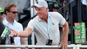 Wirft in der neuen Saison nicht nur mit Bier um sich: Greg Norman (Foto: Getty)