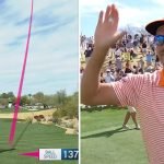 Rickie Fowler mit Hole-in-One bei der WM Phoenix Open. (Foto: Twitter@PGATour)