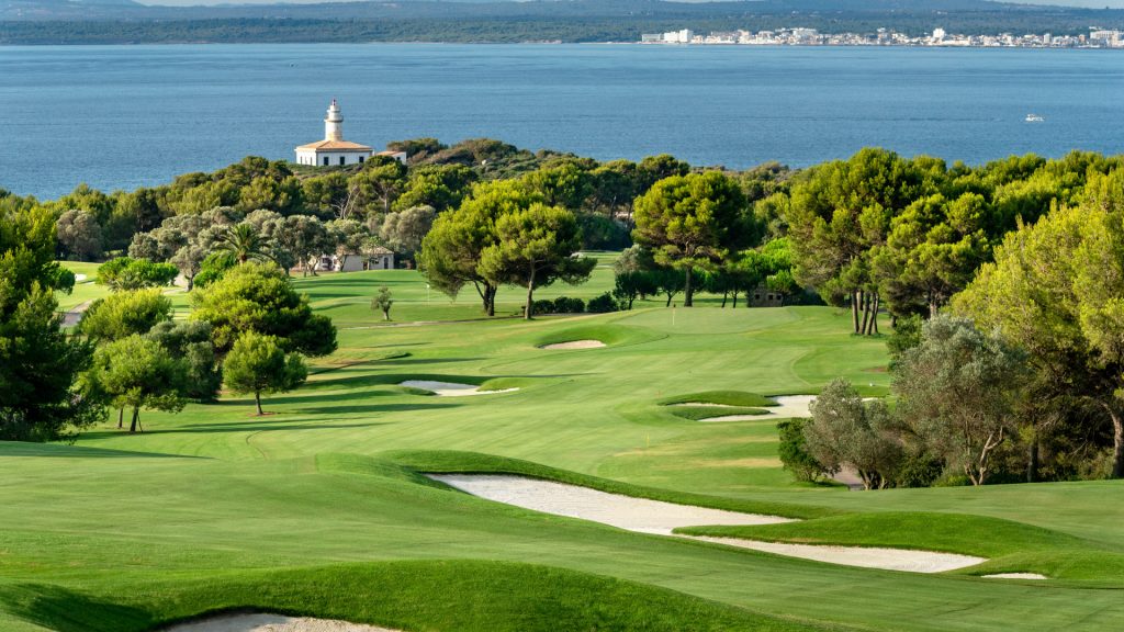 Der Blick über die Fairways vom Club de Golf Alcanada 