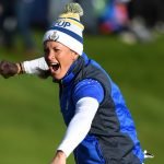 Suzann Pettersen 2019 beim Sieg des europäischen Solheim Cup-Teams. (Foto: Getty)