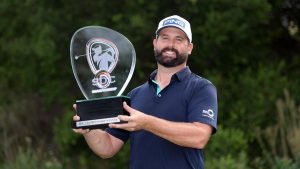 Matthew Baldwin feiert den Premierensieg auf der European Tour. (Foto: Getty)