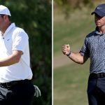 Scottie Scheffler und Rory McIlroy beim WGC Match Play auf der PGA Tour. (Foto: Getty)