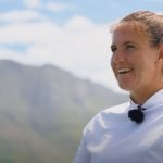 Leonie Harm im Interview. (Foto: Youtube/Ladies European Tour)