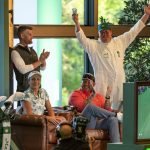 Lexi Thompson (Mitte) beim Gaming-Event vor dem US Masters 2023. (Foto: US Masters)