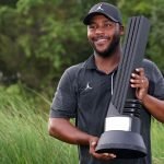 Harold Varner III mit seinem dritten Titel bei der LIV Golf League in diesem Jahr (Foto: Getty)