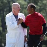 Joe LaCava (links), der addy von Tiger Woods, will für Patrick Cantlay arbeiten. (Foto: Getty)