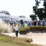 Xander Schauffele mit einem Fiasko im Bunker bei der US Open 2023. (Foto: Getty)