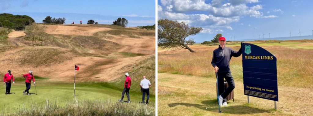 Eine sonnige Runde im Murcar Links Golf Club (Foto: Jürgen Linnebürger)