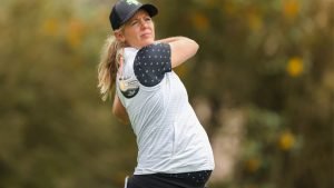 Amy Olson erfüllte sich trotz Schwangerschaft einen Traum und trat bei den US Women's Open in Pebble Beach an. (Quelle: Getty)